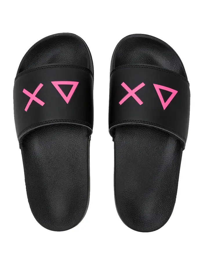 ciabatte sun68 da donna - nero