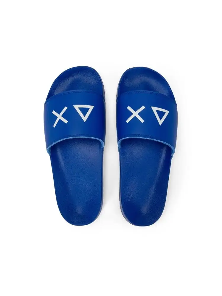Sun68 ciabatte uomo blu royal con logo