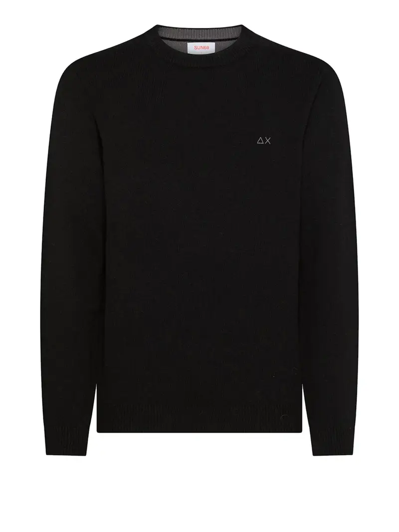 pullover sun68 da uomo - nero