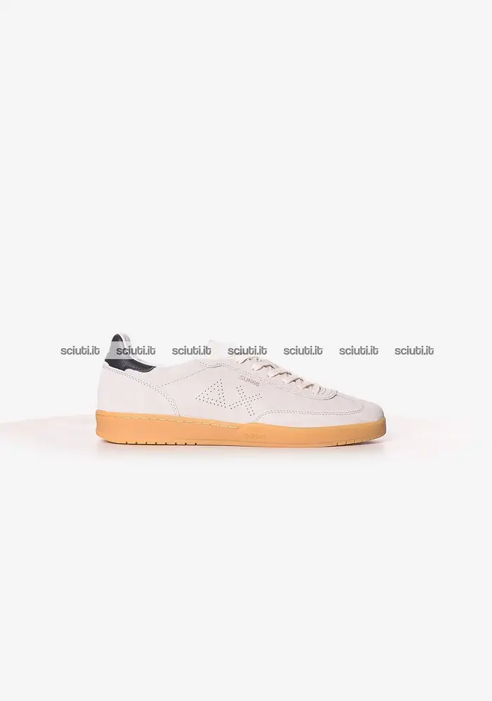 SUN68 Scarpe uomo beige chiaro California sun suede