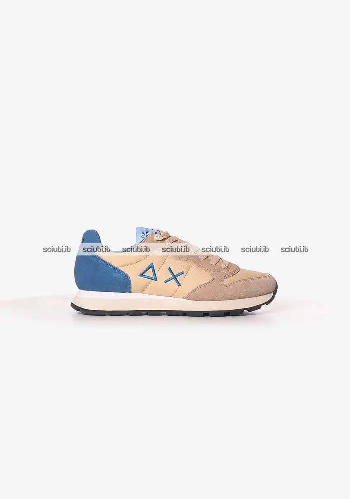 Scarpe SUN68 uomo beige Tom multicolor