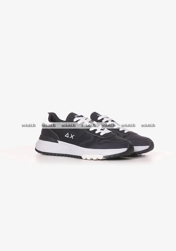 SUN68 Scarpe uomo nere Niki 2 0 light