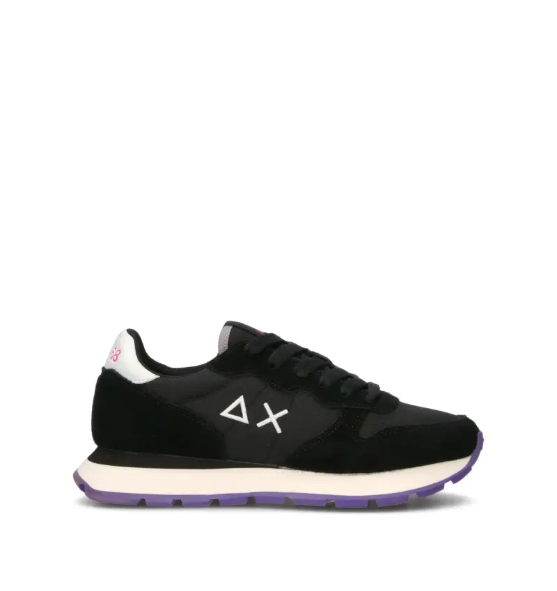 SUN68 Sneaker donna nera Vario