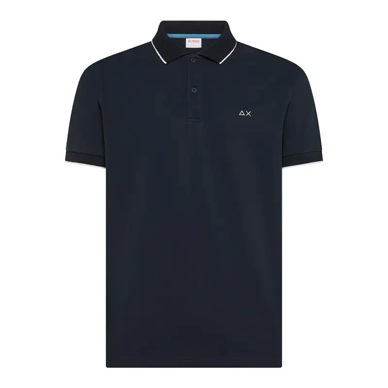 SUN68 Polo Uomo Blu 4511327
