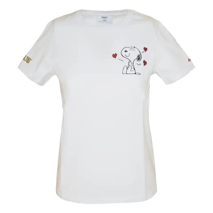 Sun68 T-shirt T-shirt bianca peanuts donna Multicolore