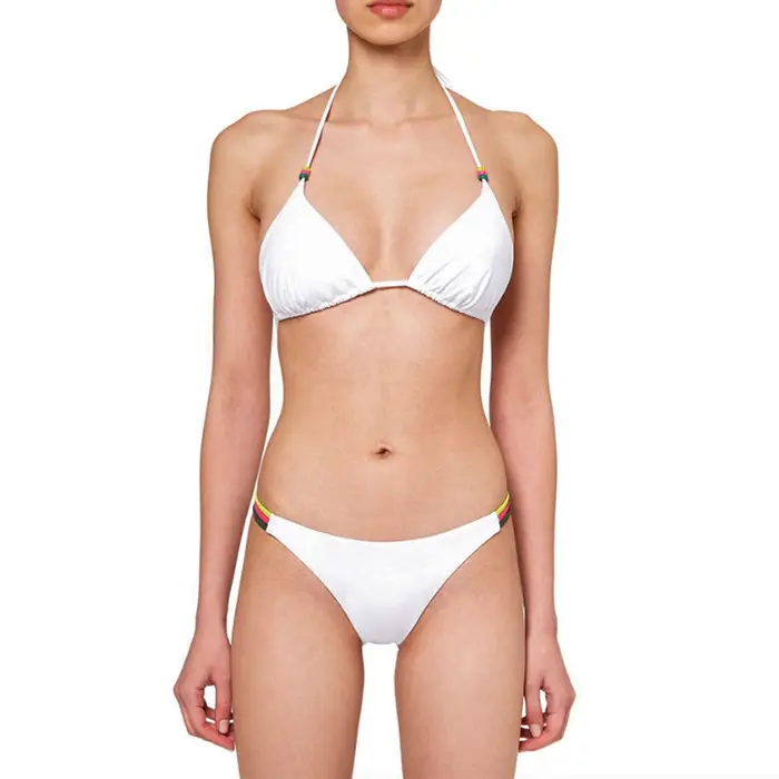 Bikini Triangolo Jennifer Bianco Donna
