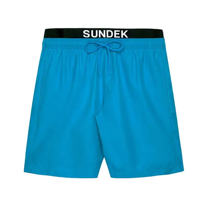 Costume Boxer Elastico Portalogo Azzurro Uomo