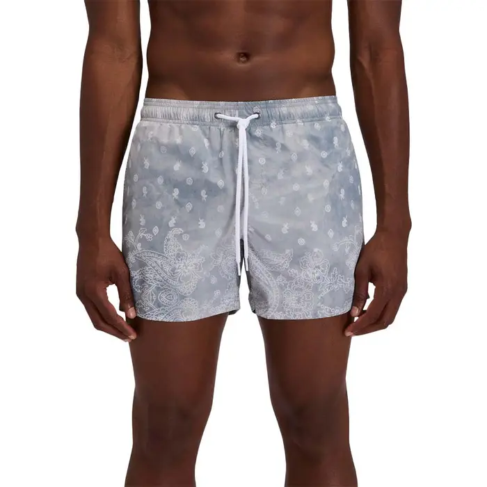 Costume Boxer Fantasia Bandana Grigio Uomo