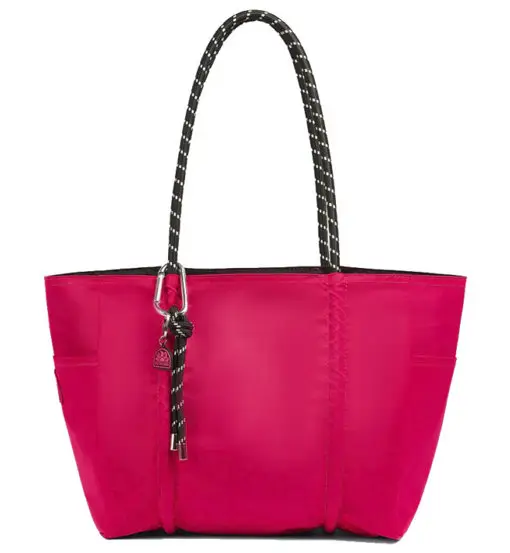 Sundek Medium Ruffled Bag - borsa da spiaggia e tempo libero Pink