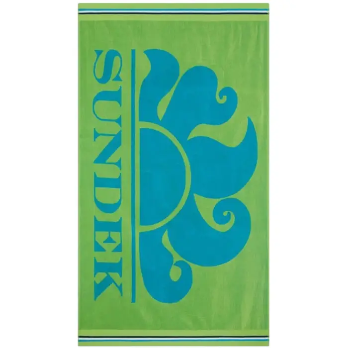 Sundek Telo mare CLASSIC LOGO TOWEL Verde