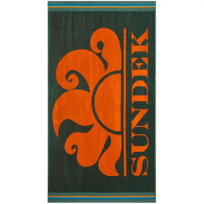 Sundek Telo mare CLASSIC LOGO TOWEL Verde