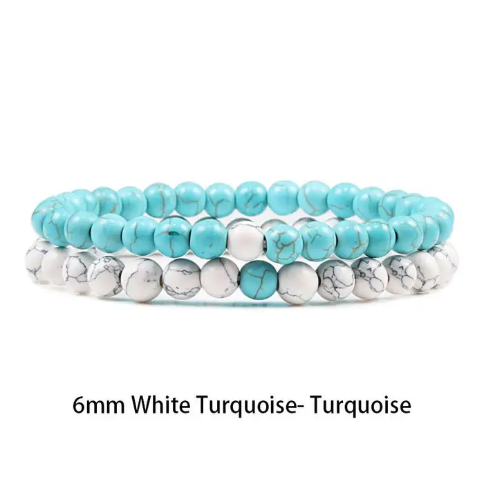 SunFlowers Story Set Bracciale Coppie Distanza Nero Bianco Pietra lavica naturale Occhio di tigre Braccialetti yoga con perline per uomo