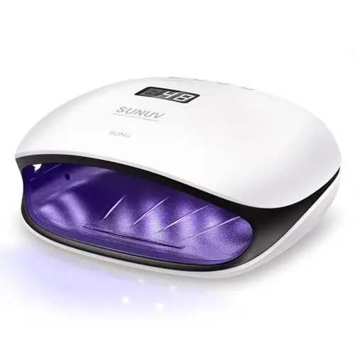 SUNUV Lampada Unghie UV LED Asciugatrice UV Unghie SUN4 per Gel Manicure Shellac con 4 Timer, LCD Display, Sensore e