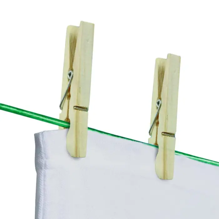 Molletta da bucato in legno SupaHome (Confezione da 36) 72mm marrone