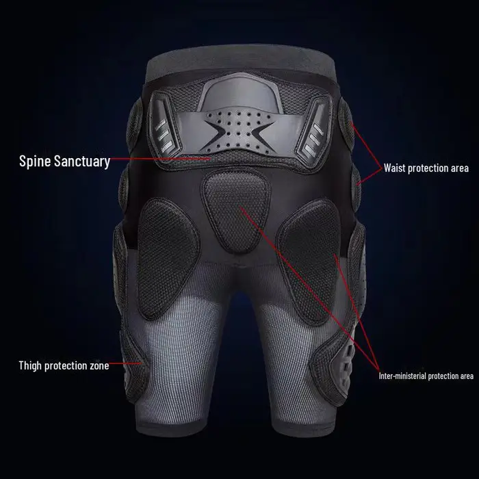 Pantaloni protettivi per moto, pattinaggio a rotelle, sci e altri sport all aria aperta Prevenire cadute e infortuni durante le attività XL nero