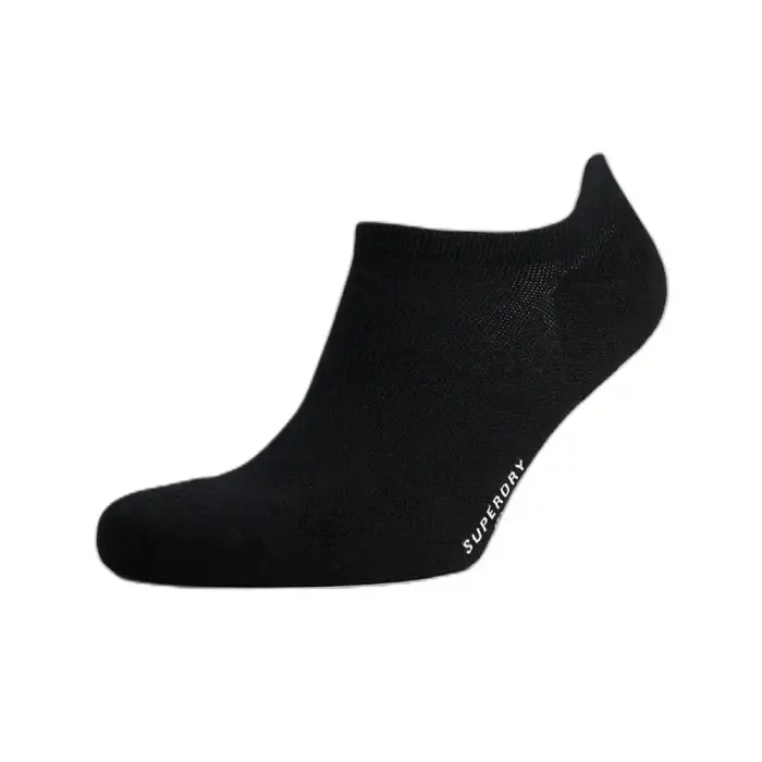 Superdry Calze sportive da donna in cotone biologico (x3) Noir