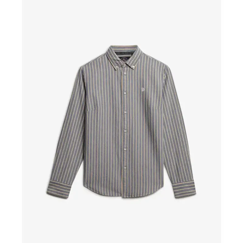 Superdry Camicia da donna a maniche lunghe Oxford Jaune