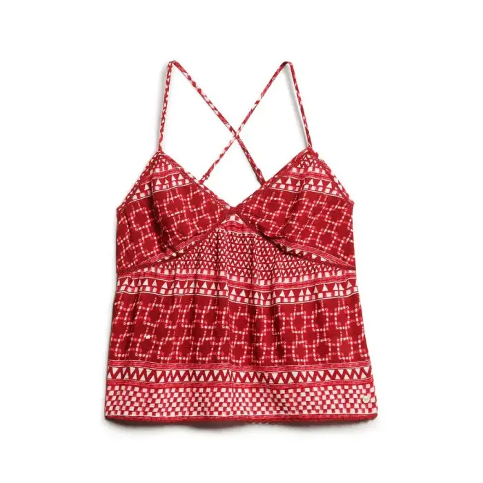 Superdry Canotta donna stampa tessuta