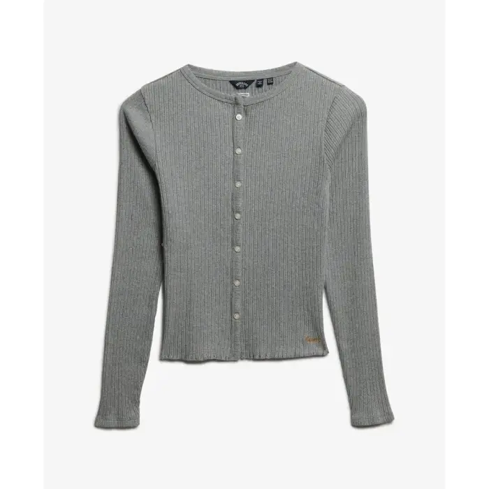 Superdry Cardigan da donna Athletic Essentials Gris
