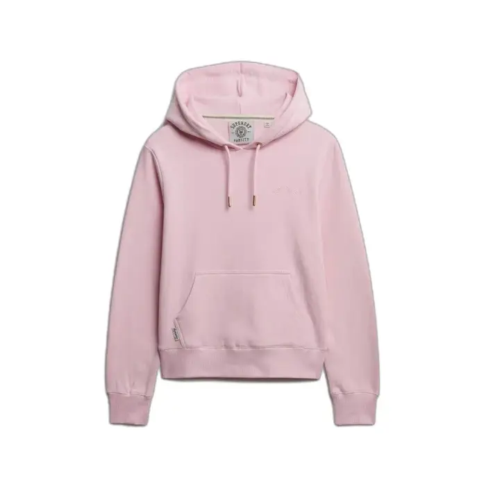 Felpa con cappuccio da donna Superdry Essential Logo Emb Hb Jaune