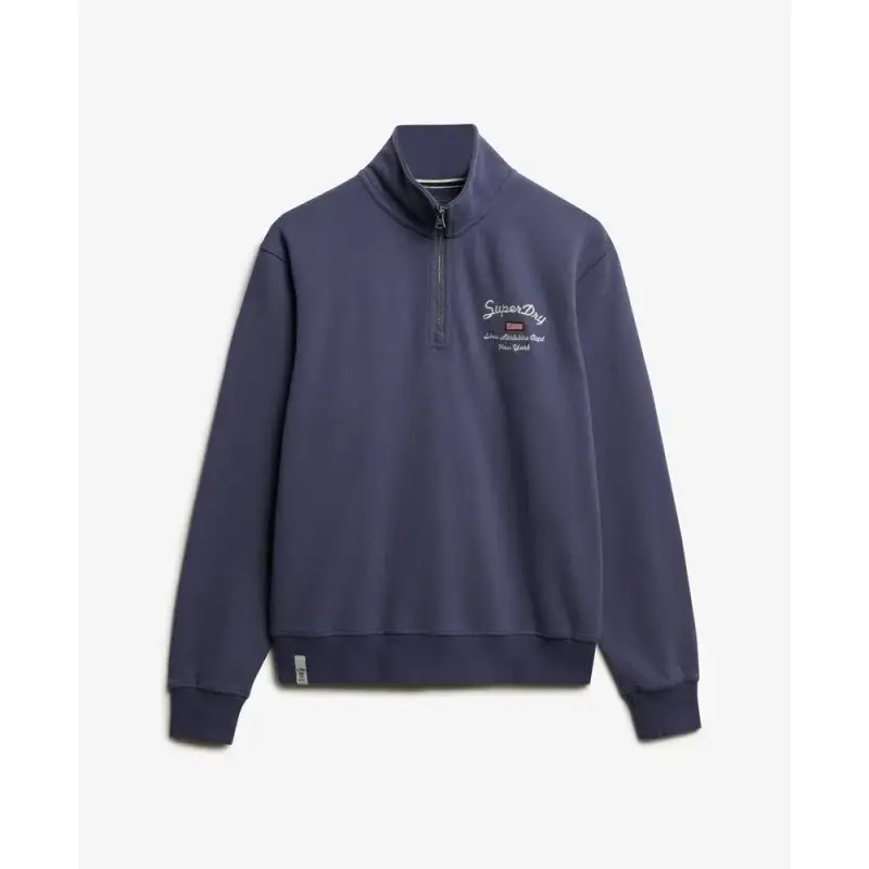 Superdry Felpa girocollo con zip donna Athletic Essentials Graphic