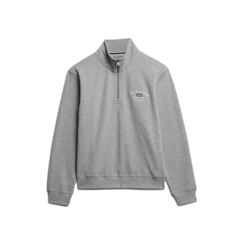 Superdry Felpa girocollo con zip donna Athletic Essentials Graphic