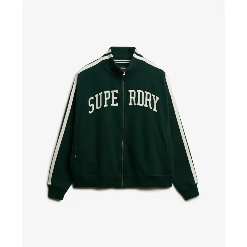 Superdry Giacca a zip con motivo applicato donna Athletic Essentials
