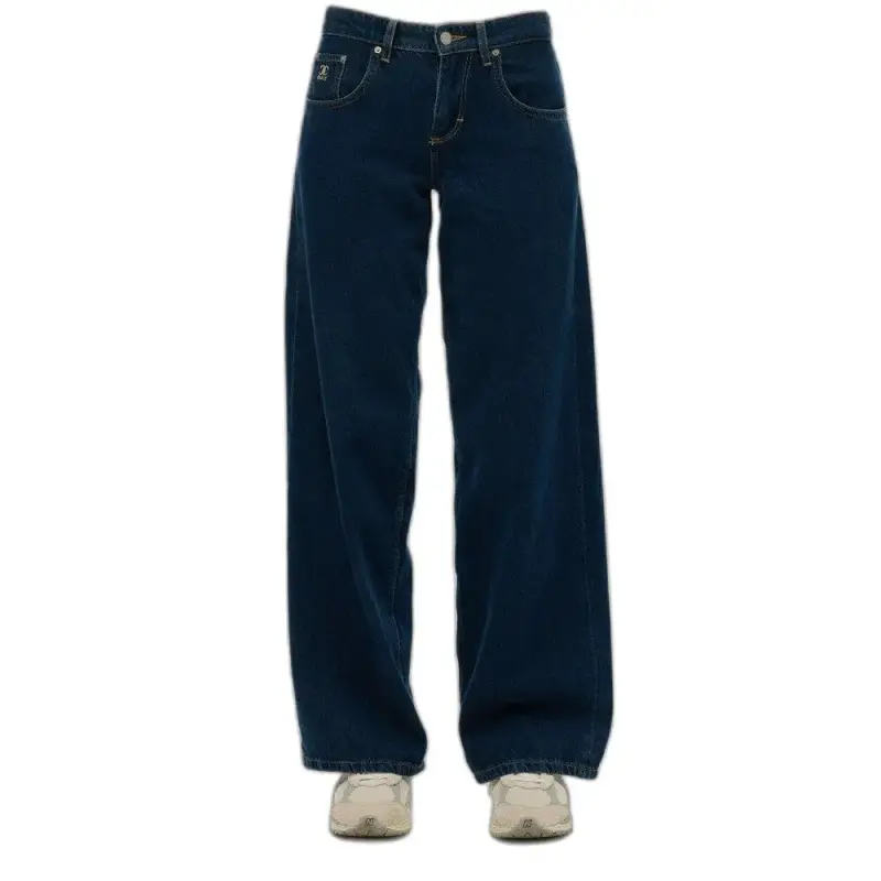 Superdry Jeans baggy donna Low Rise Bleu