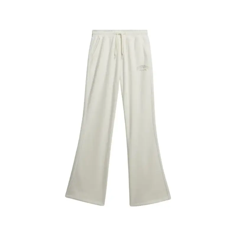 Superdry Pantaloni da jogging donna Country Club Blanc