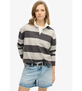 per donna W2012257A Polo grigia Athletic Essentials (S), Casual, Grigio, Cotone, Manica lunga