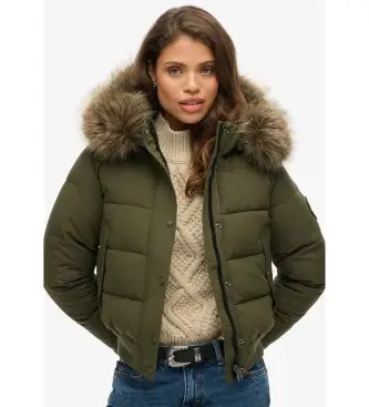 per donna W5011785A Giubbotto bomber Everest verde (S), Casual, Polister riciclato, Sostenibile