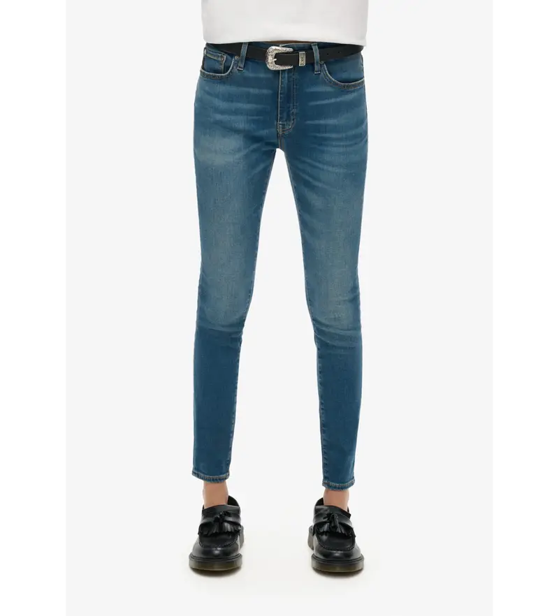 Superdry Jeans Donna Blu 4039427