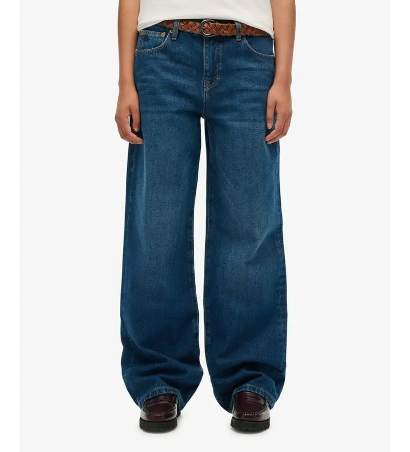 Superdry Jeans Donna Blu 4042993