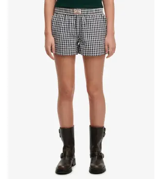 per donna W7110476A Pantaloncini a righe blu navy (XXS), Casual, Cotone