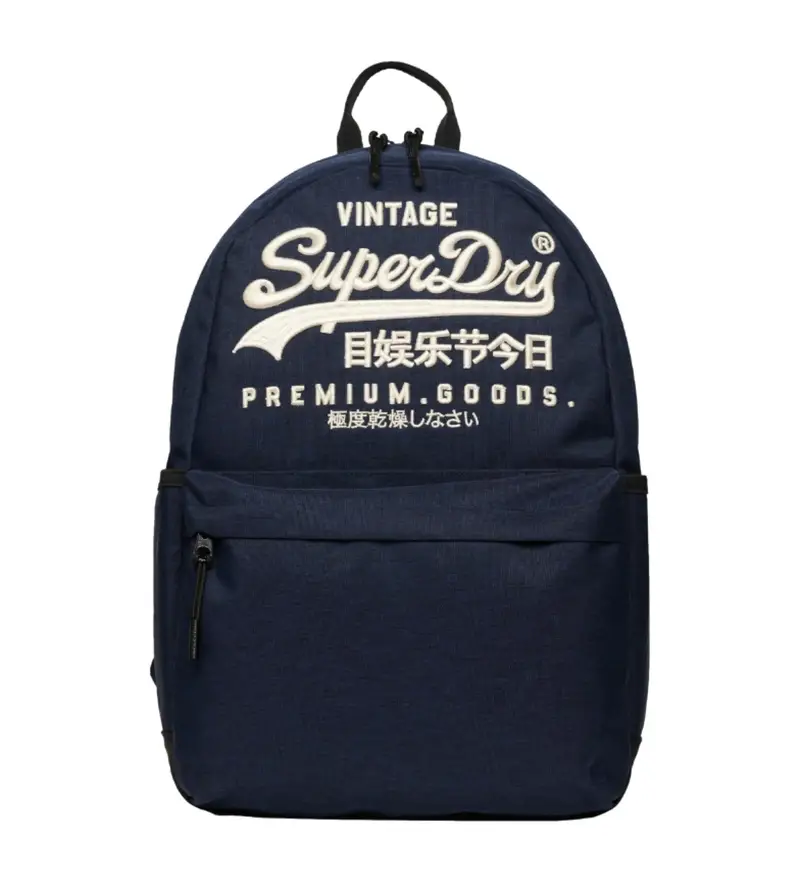 Superdry per donna Y9110262A Zaino Heritage Montana blu scuro (OSFA), Casual, Poliestere, Navy