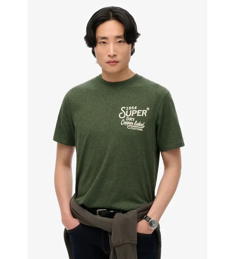 Superdry T-shirt Uomo Verde 3510977