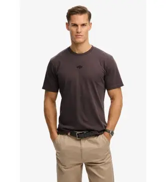 per uomo M1012366A T-shirt grigia con micro logo (3XL), Casual, Grigio, Cotone, Manica corta