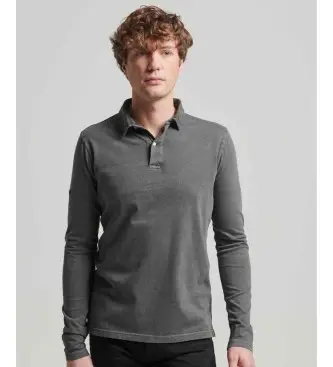 per uomo M1110386A Polo in maglia a maniche lunghe grigia Studios (XXL), Casual, Grigio, Cotone, Manica corta, Manica lunga
