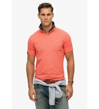 per uomo M1110439A Polo Vintage Destroy Corallo (L), Casual, Cotone, Manica corta