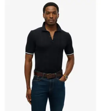 per uomo M1110441A Polo Texture Blu Navy (XL), Casual, Cotone, Manica corta