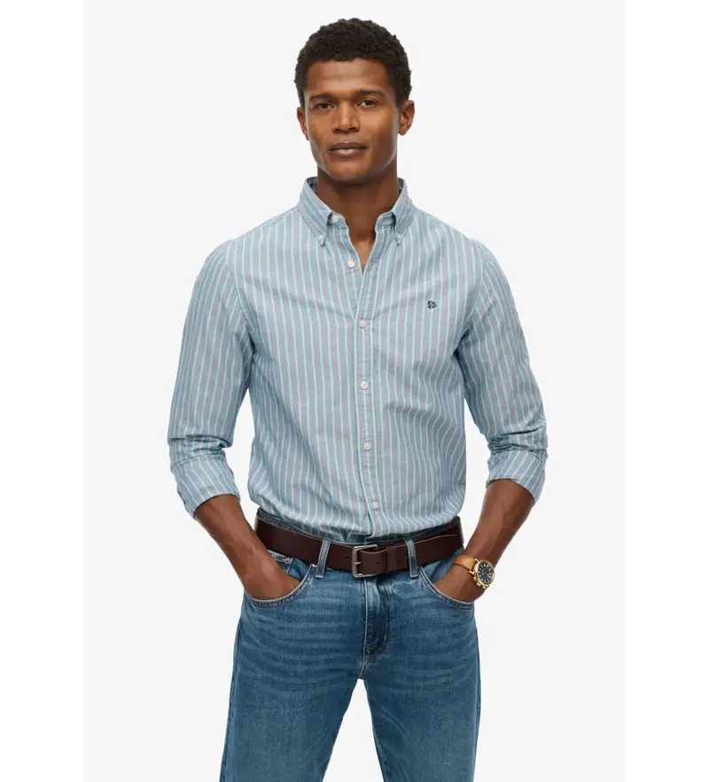 Superdry Oxford Uomo Verde 3490357