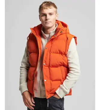 Superdry Gilet Uomo Arancione 4290684