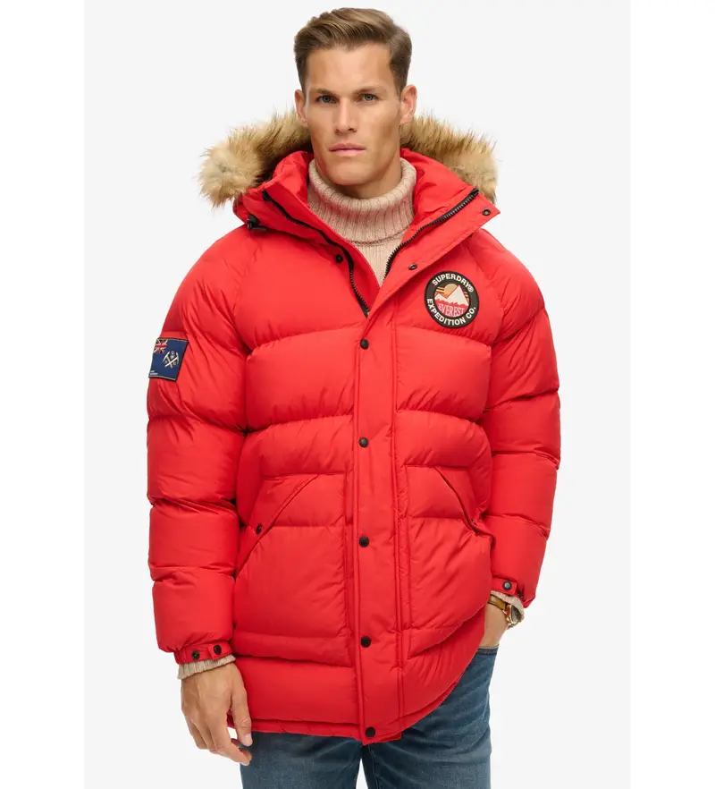Superdry Parka Uomo Rosso 4057960