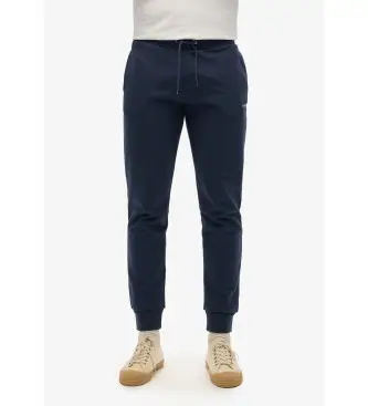 per uomo M7011419A Pantalone Jogger Plain blu navy (XL), Casual, Cotone
