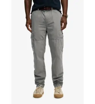 per uomo M7011439A Pantaloni cargo grigi in ripstop (28/32), Casual, Grigio, Cotone