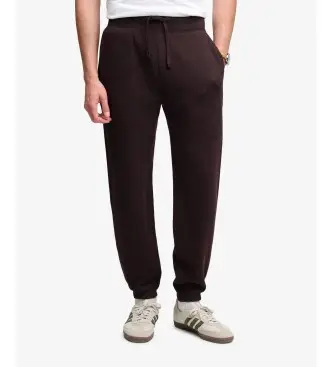 per uomo M7011531A Pantalone Jogger Essential Company Logo bordeaux (S), Casual, Cotone