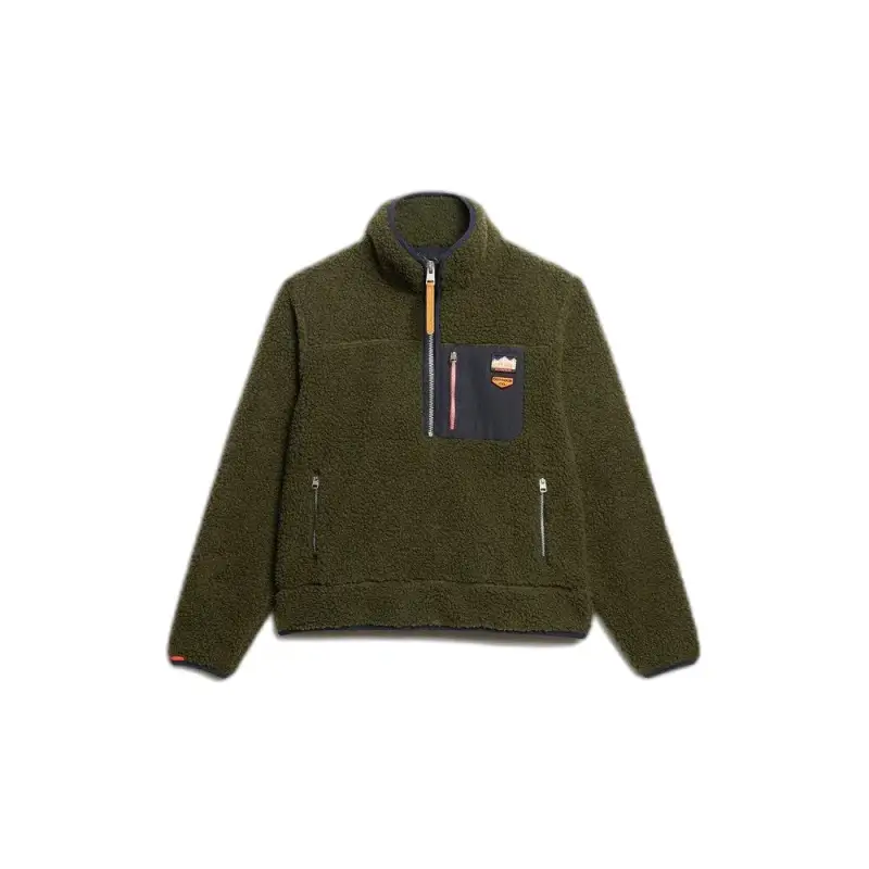 Superdry Polaire 1/2 zip retro vintage donna