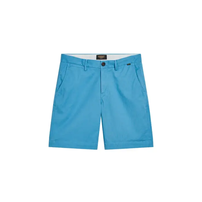 Short chino Superdry Stretch Bleu