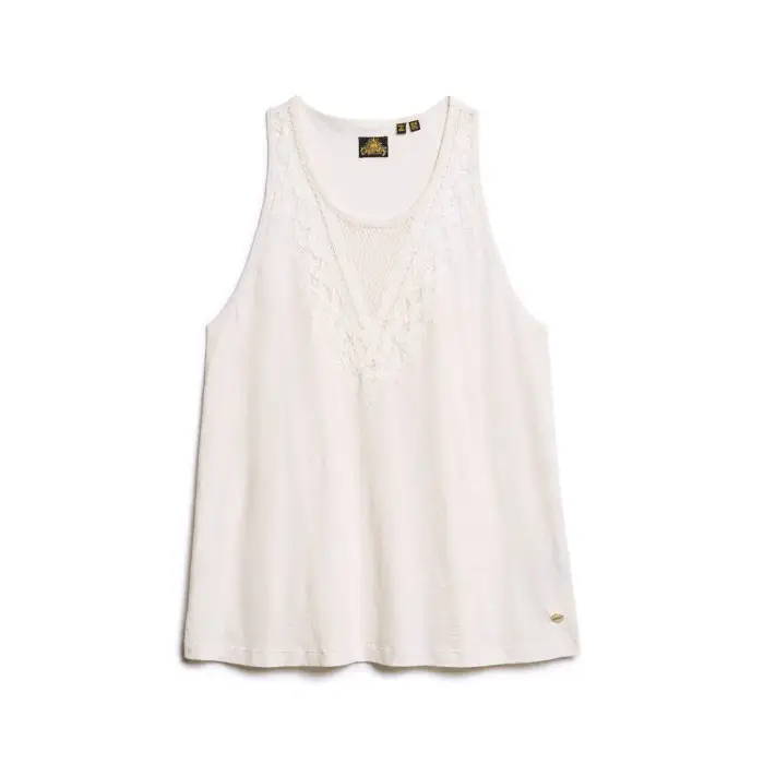 Superdry Top in pizzo jersey donna