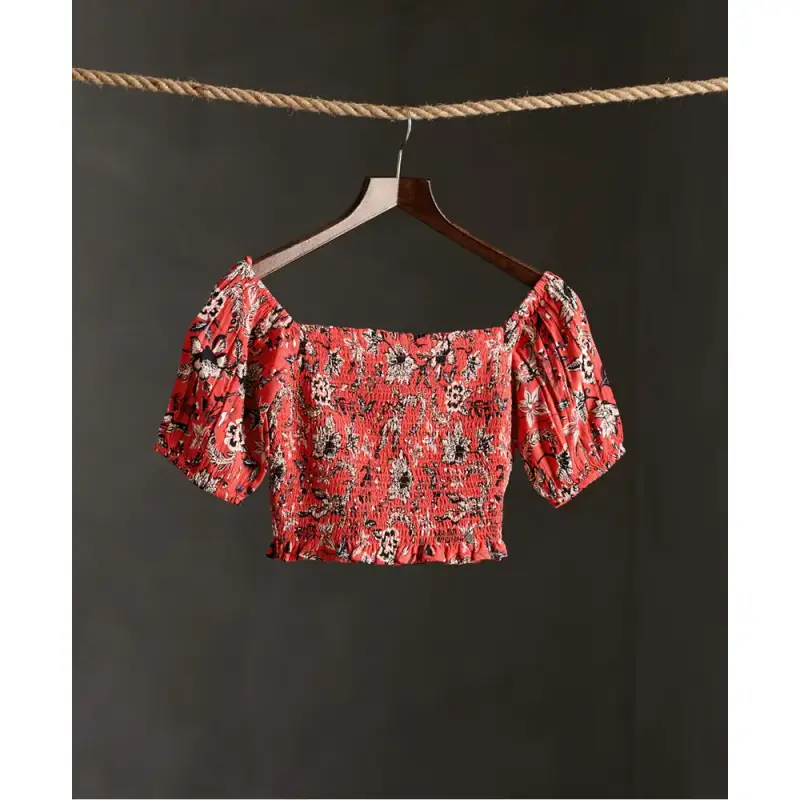 Superdry Top smocked da donna Kala